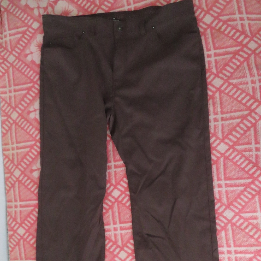 Prana  40X30 Brion II Slim Fit Nylon Blend Pants Hiking Outdoors Brown (41x29.5)